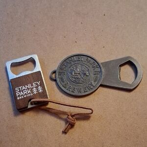 Bottle Openers - Silver and Brown